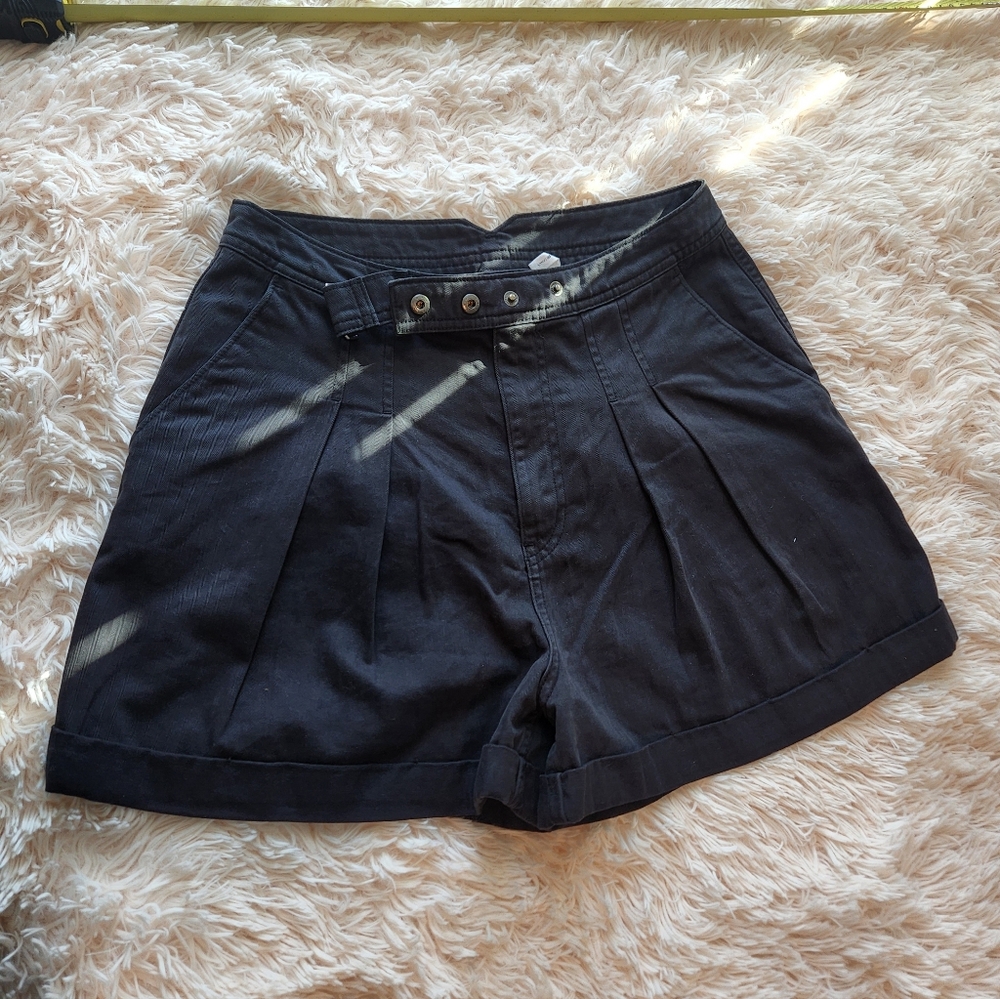 Chic High Waist Black Shorts for Women